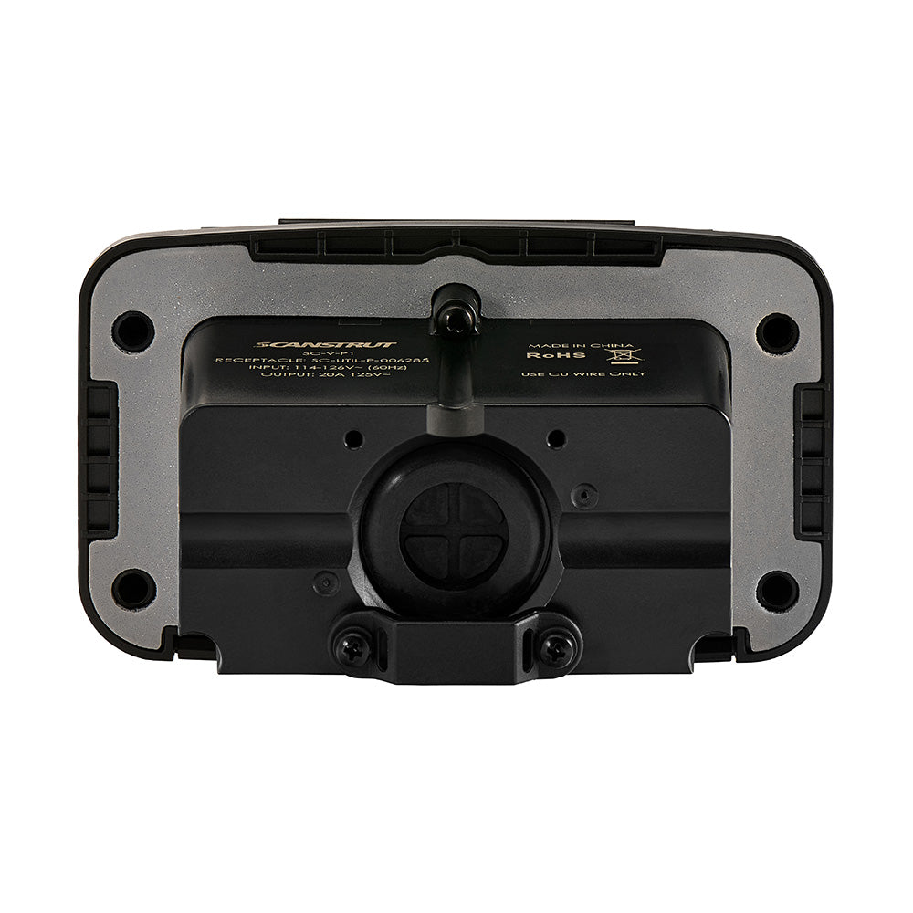 Scanstrut Ventura Series Dual AC Outlet 125V 20A SCVP1