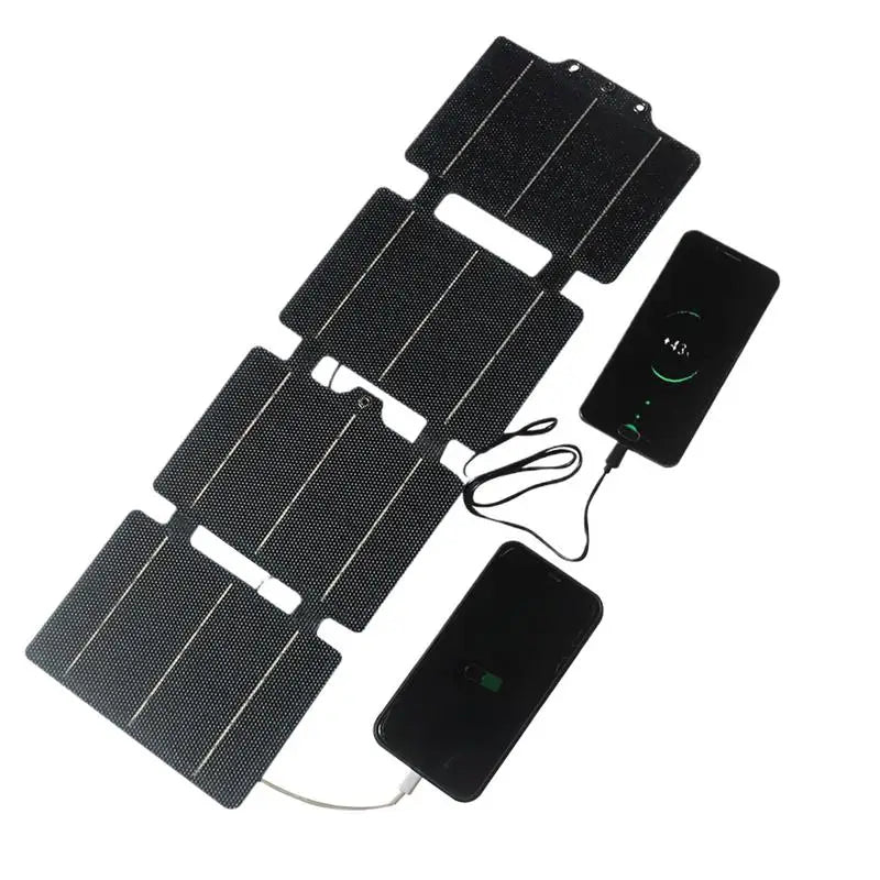 Portable Solar Panel 30W Portable Foldable Solar Panel For Camping Waterproof Lightweight Phone Tablet Charger For RV Camping