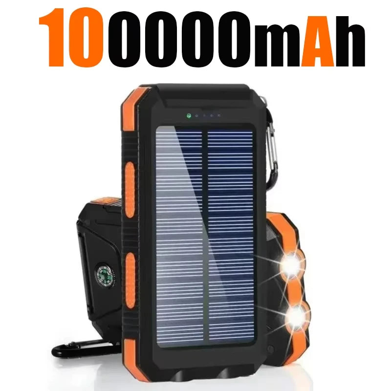 Xiaomi 200000mAh Solar Power Bank Portable Large Capacity Charger Compatible 120W Super Fast Charging For iPhone Samsun Huawei