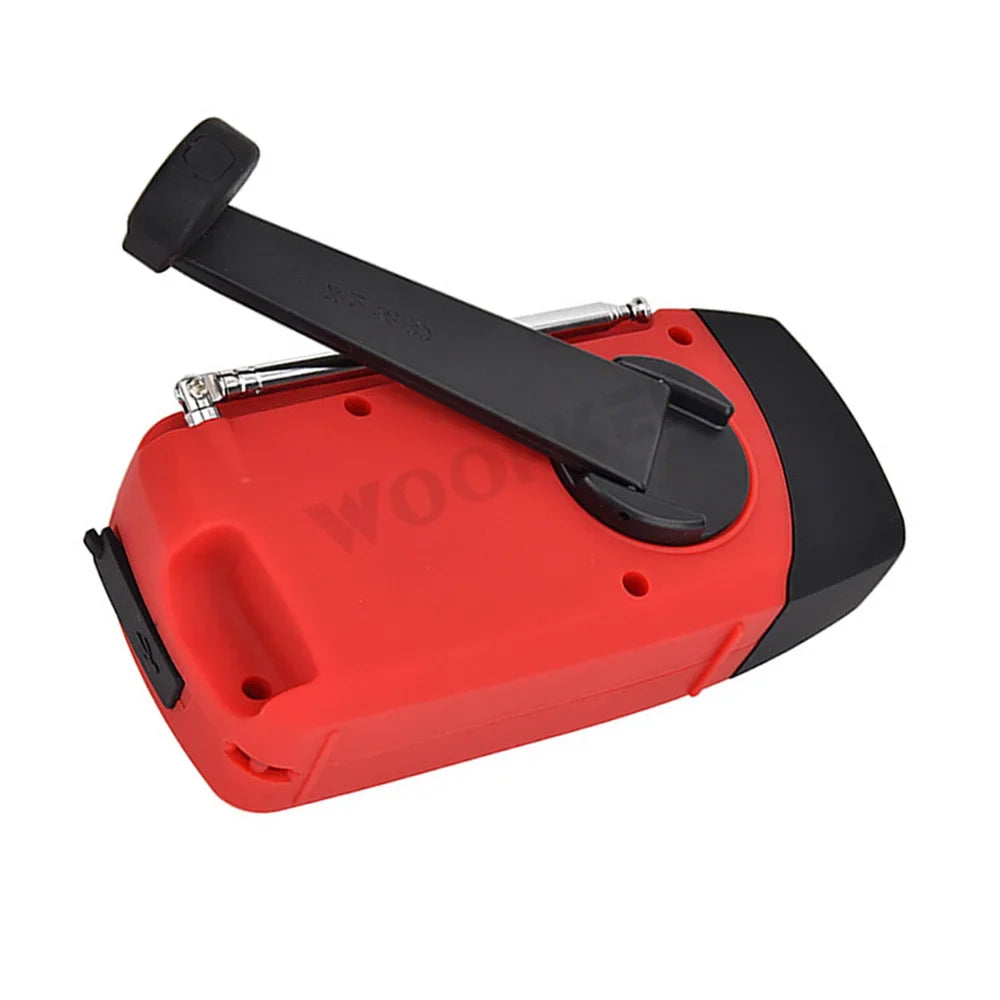 E04 Upgrade Multifunction Radio Solar LED Lamp Hand Crank FM /AM /NOAA WB Weather Radios Emergency Flashlight 2000mAh Power Bank