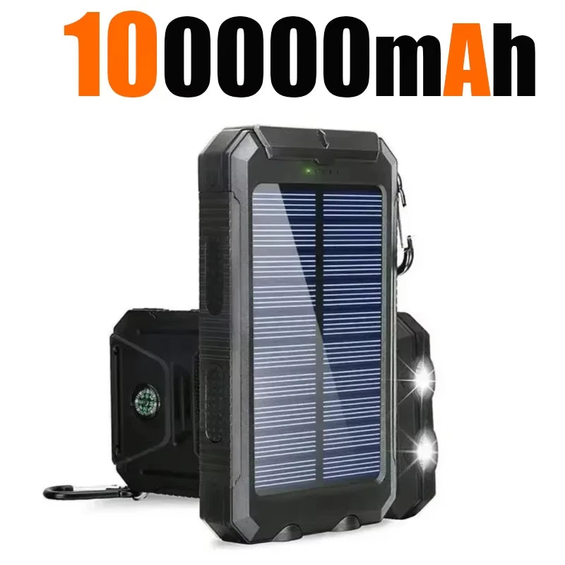 Xiaomi 200000mAh Solar Power Bank Portable Large Capacity Charger Compatible 120W Super Fast Charging For iPhone Samsun Huawei