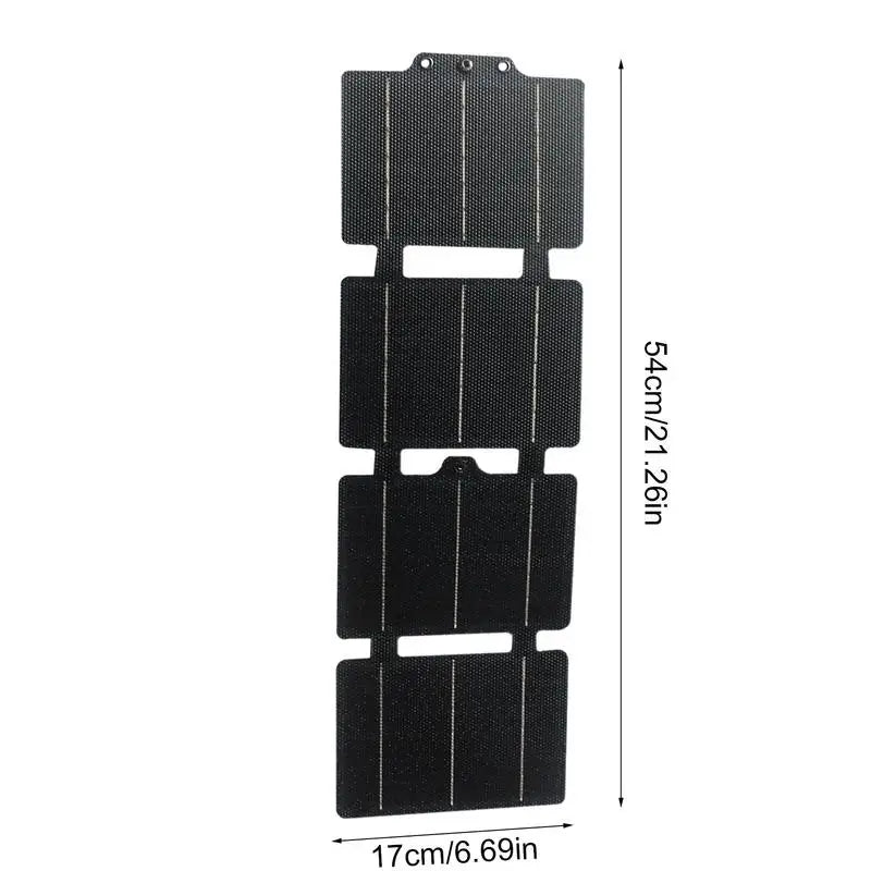 Portable Solar Panel 30W Portable Foldable Solar Panel For Camping Waterproof Lightweight Phone Tablet Charger For RV Camping